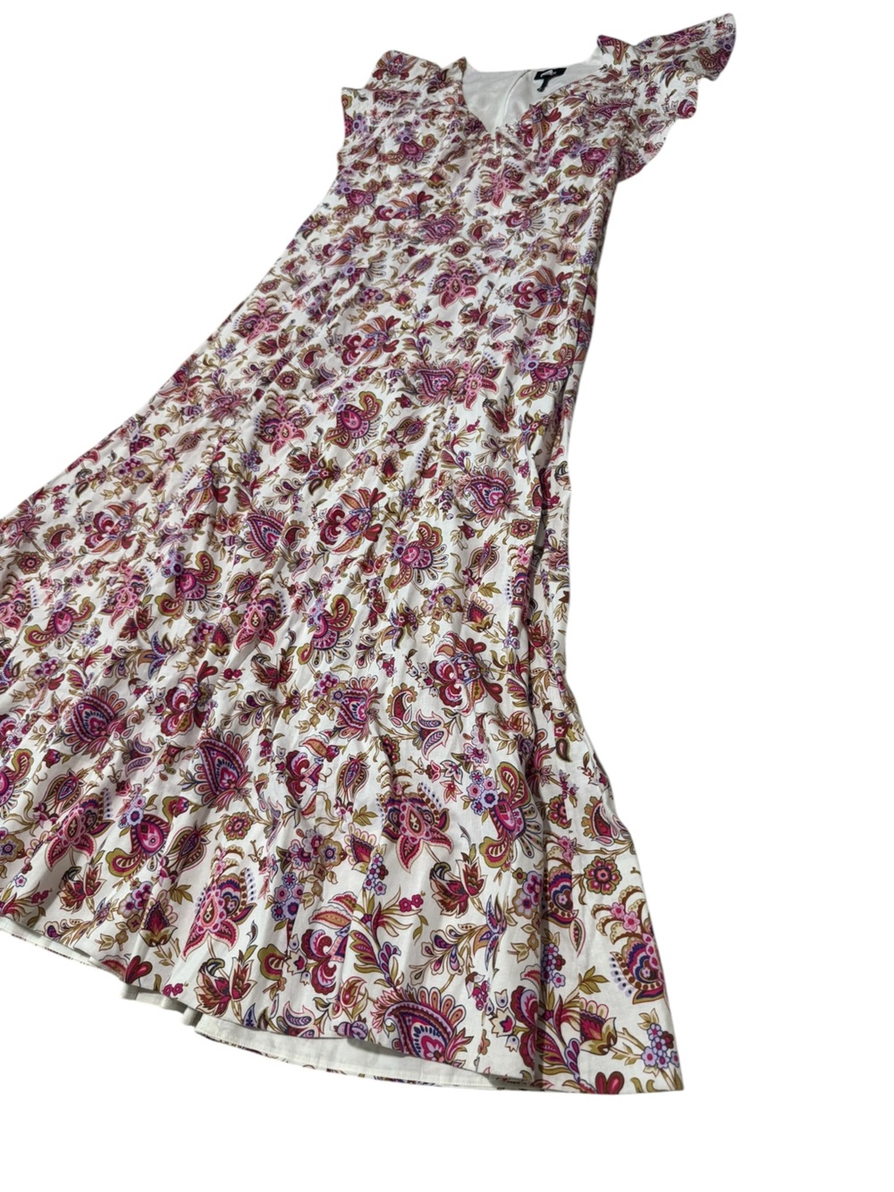 ME+EM Paisley Print Creaseless Maxi Dress Size 14 - Picture 6 of 12